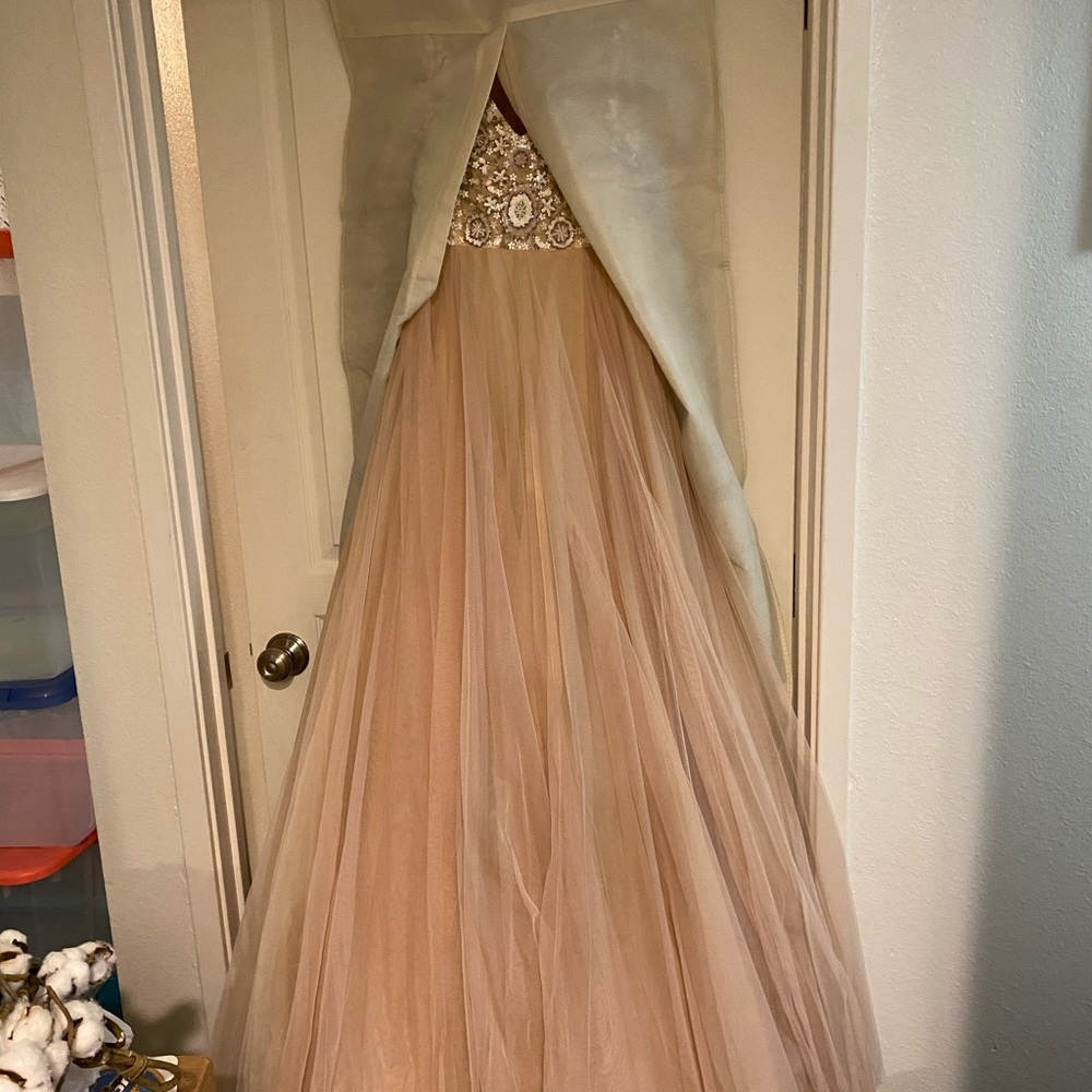 BHLDN Benson Gown, Rose/blush/cream Bridal Gown - Picture 9 of 13